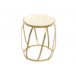 طاولة جانبية لون ذهبي