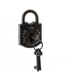 قفل حديدي ديكوري مع مفتاح 8*8*12