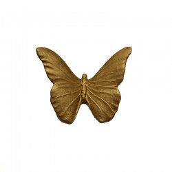 ديكورية فراشة لون ذهبي عتيق " وسط "