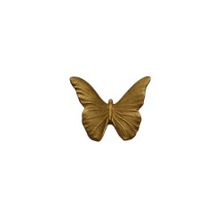 ديكورية فراشة لون ذهبي عتيق " صغير "