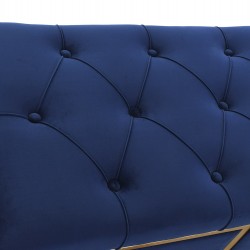 كرسي مخمل مع أدراج 100 * 48 * 49