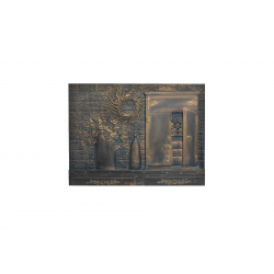 لوحة حائط يكورية ذات تصميم عتيق , قياس  : 60X4X40