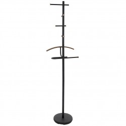 علاقة ملابس من الخشب والمعدن 45.5*30*180