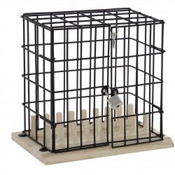 قفص معدني لوضع الهواتف 21.5 * 12 * 19