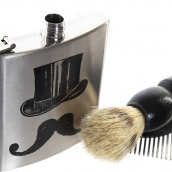 مجموعة العناية للرجل باللون الفضي 