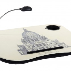 قاعدة للحاسوب المحمول مع  إضاءة 48 * 38 * 7