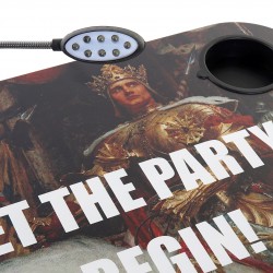 قاعدة للحاسوب المحمول مع  إضاءة 48 * 38 * 7