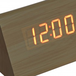 ساعة رقمية بتصميم عصري مع منبه 12 * 17.5 * 6.5