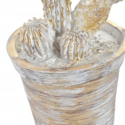 ديكورية الصبار من مادة الريزن 11.5 * 11.5 * 30 