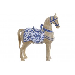 مجسم على شكل حصان من مادة الريزن 27.5*10.5*31