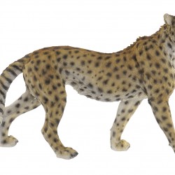 مجسم على شكل حيوان الفهد من الريزن 69 * 20.5 * 42.4