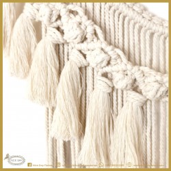 مكرمية جدارية من النسيج 80 سم * 80 سم