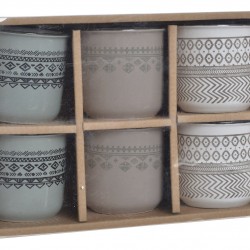 ماج زجاج عدد 6 مقاس 9*7*6.5