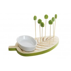 قطعه خشبيه لتذوق الطعام عدد 1 مقاس 22*13*11