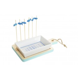 قطعه خشبيه لتذوق الطعام عدد 1 مقاس 19*11*12