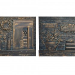 لوحه تعليق عدد 2 مقاس 80X4X60