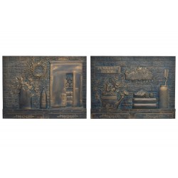 لوحه تعليق عدد 2 مقاس 80X4X60