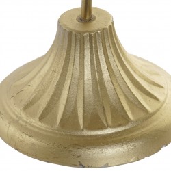 تحفة ديكورية على شكل طائر ( الببغاء ) لون ذهبي من مادة الريزن والمعدن قياس : 10X10X53