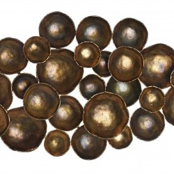 لوحة حائط ديكورية من الألومنيوم 120X12X76 