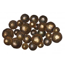 لوحة حائط ديكورية من الألومنيوم 120X12X76 