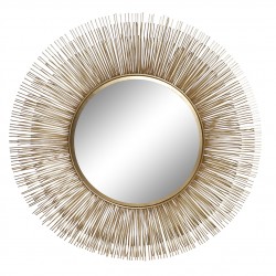 مرآة حائط ديكورية من المعدن قياس  114X12X114