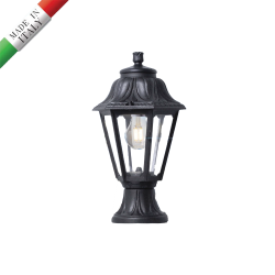 فانوس جالس ثماني صغير أسود