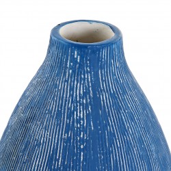 مزهرية لون أزرق قياس 36 * 11 * 11 مزهرية لون أزرق قياس 36 * 11 * 11