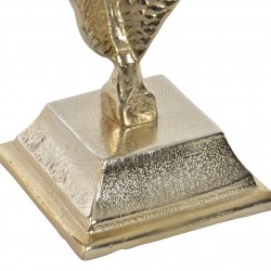 تحفة فنية على شكل ورقة لون ذهبي 20 * 13 *50.5