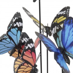 ديكورية على شكل فراش ملون قياس 17.5 * 17.5 * 26.5