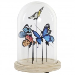 ديكورية على شكل فراش ملون قياس 17.5 * 17.5 * 26.5