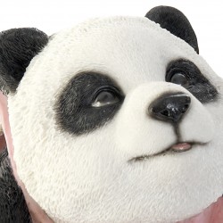 تحفة ديكورية على شكل حيوان ( دب الباند ) يتم تعليقه , مصنوع من مادة الريزن قياس 16 * 12.5 * 20