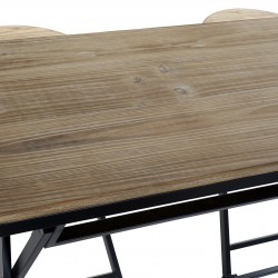 جلسة كاملة مكونة من طاولة و 4 من الكراسي قياس 141.5 * 151 * 86.5