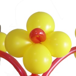 بالون الورد