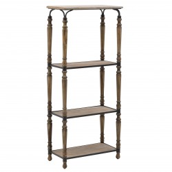 أرفف خشبية قياس 62*32*140