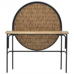 طاولة عرض ( كونسول ) من الخشب والمعدن قياس 120 * 32 * 135