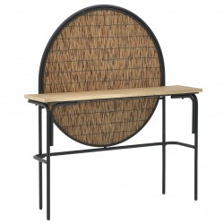 طاولة عرض ( كونسول ) من الخشب والمعدن قياس 120 * 32 * 135