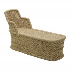 مقعد من خشب البامبو الطبيعي , قياس 130*48*83/43