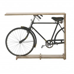 طاولة عرض ( كونسول ) على شكل دراجة هوائية من المعدن والخشب قياس 140*44*110