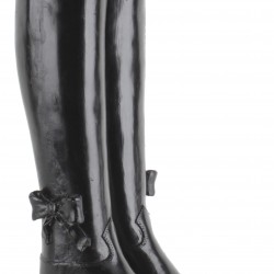 حامل مظلية على شكل حذاء لون أسود مصنوعة من مادة البوليرسين , قياس 20x25X58