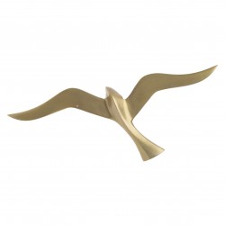 جدارية ديكورية على شكل طائر باللون الذهبي قياس 46X3X19