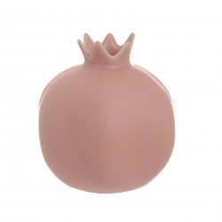 تحفة على شكل فاكهة الرمان لون زهري قياس 13 * 13 سم