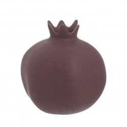 تحفة على شكل فاكهة الرمان لون أرجواني قياس 13 * 13 سم 