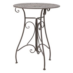 طاولة معدنية مع كراسي عدد 2