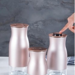 طقم 3 عبوات توابل لون وردي 