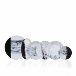 طقم صحون مصنوع من السيراميك  يكفي 6 اشخاص عدد27 قطعه