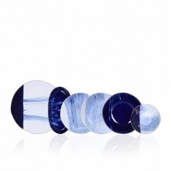 طقم صحون مصنوع من السيراميك  يكفي 6 اشخاص عدد27 قطعه