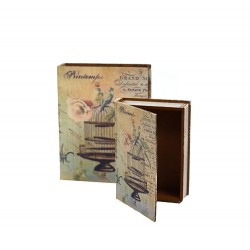 صندوق ديكوري على شكل كتاب 