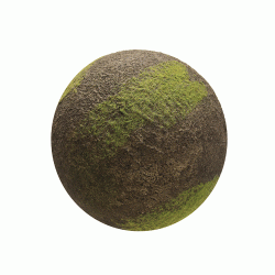 كرة نباتات صناعية 