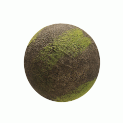 كرة نباتات صناعية 