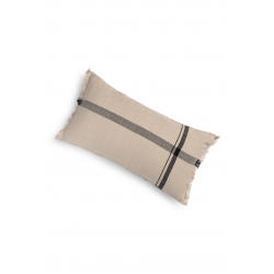 وسادة لون بيج وأسود قياس 30 * 60 سم